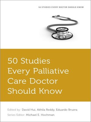cover image of 50 Studies Every Palliative Care Doctor Should Know